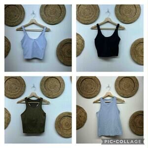 BUNDLE (4) Lululemon Tank Tops Size 6 Align Tank Ebb To Street Racerback